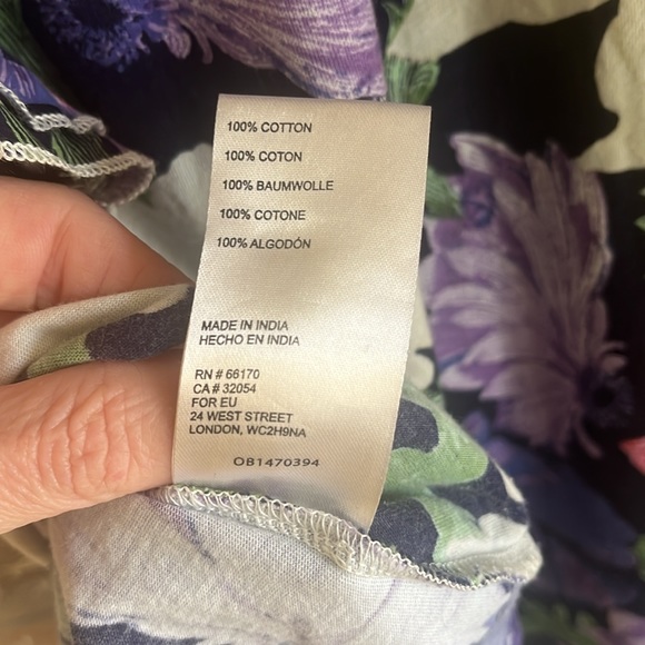 MAEVE Anthropologie flutter sleeve floral top :: xs - Picture 6 of 6